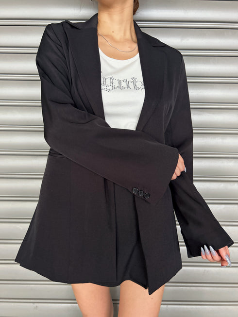 フレアスリーブシングルジャケット