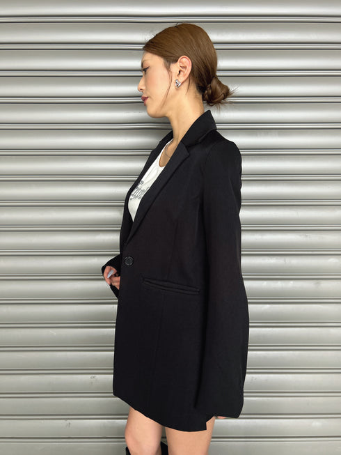 フレアスリーブシングルジャケット