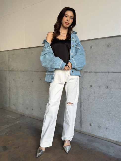 ツイードデニムGジャン