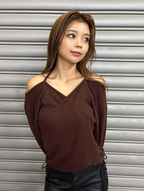 ホルターバストクロストップス