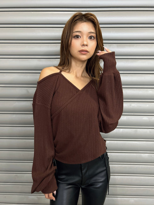 ホルターバストクロストップス