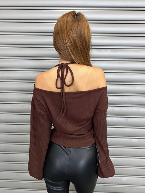 ホルターバストクロストップス