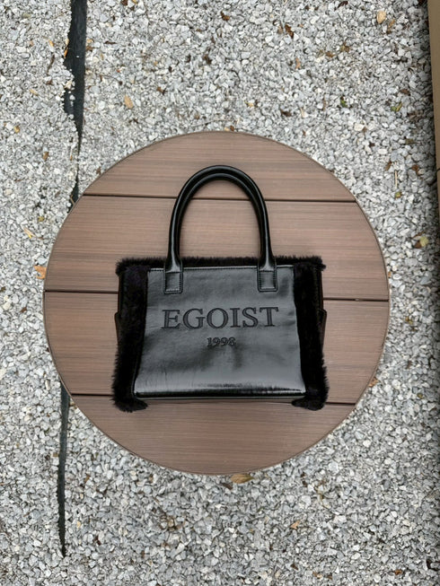 ファーコンビミニバッグ