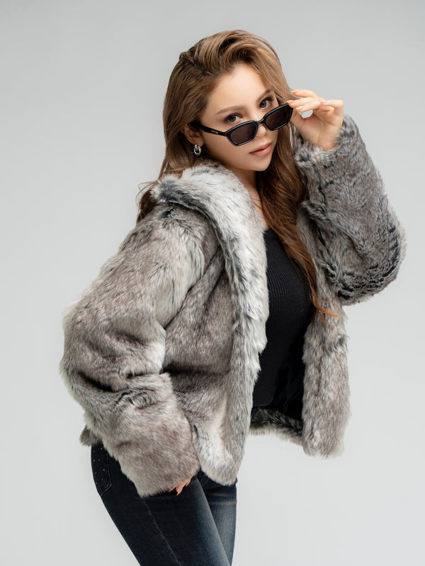 ニュアンスカラーファーコート