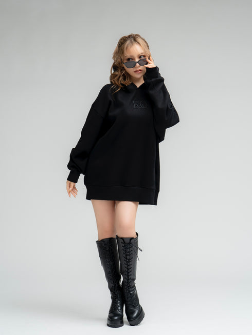 ラインストーンフードトップス