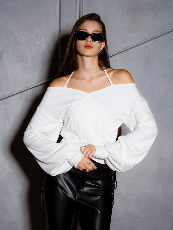 ホルターバストクロストップス