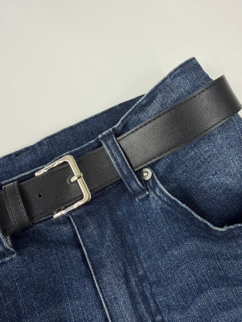 メタリックバックルベルト