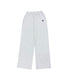 ハートロゴ裏毛ワイドパンツ