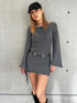 バックオープンニットワンピース
